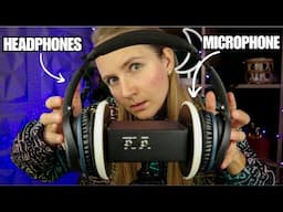 ASMR Putting Headphones over My 3D Microphone 🤯