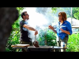 PK.EDU: Paula and Aaron Franklin Cook a Double Cut Ribeye w/ Charred Potatoes on the All New PK300AF