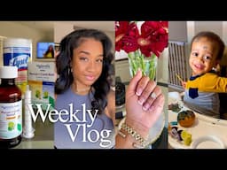 Weekly Vlog! Pumpkin Painting + Sick Days + Clean with Me + Beauty Maintenance & MORE