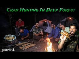 2 Days Overnight Group Camping In Dangerous Forest | Giant Mud Crab Hunting,Camping in India #vlog