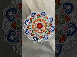 Diwali special mandala rangoli !! #diwali #rangoli #shubhdeepawali