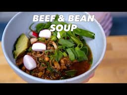 Sort Of: Carne Molida En Su Jugo - Flavourful Beef & Bean Soup!