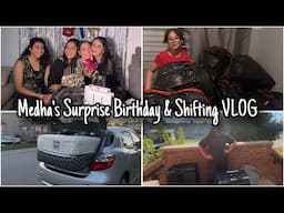 Medha ki surprise  birthday celebration 🥳🎂-New Ghar mein shift ho gaye🇨🇦🏠12 days baad VLOG