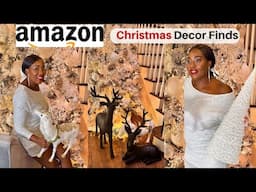 NEW!!  CHRISTMAS DECOR FINDS FROM AMAZON |  | GLAM STYLE HOME DECOR CHRISTMAS  MUST HAVES & HAUL