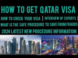 How to Get Qatar Visa 2024 || Latest visa info from experts || Qatar Work Visa || jobs in Qatar 2024