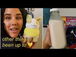 A Chill Vlog #1: Skincare, Q&A, & A LOT of Almond Milk