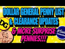 DOLLAR GENERAL PENNY LIST & CLEARANCE UPDATE INFO November 19, 2024