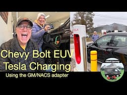 Charging a Chevy Bolt EUV on Tesla Supercharger