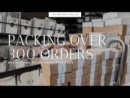 Packing 300+ Orders | Studio Vlog | No. 25 | Shipping Mystery Grab Bags Sale Orders