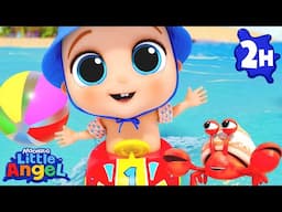 Baby John’s Beach Day Safety! 🏖️👶 | Little Angel | Moonbug Kids📖Learning Corner