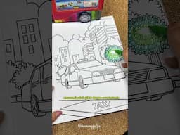 Buku mewarnai tema transportasi #bukumewarnai #bukumewarnaianak #fabercastell #bukuanak