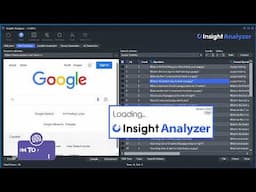 Opening multiple instances of the Insight Analyzer software