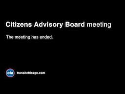 Citizens Advisory Board -  October 18, 2024