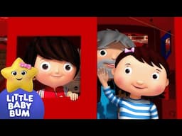 Shape Train Song | Little Baby Bum | Cars, Trucks & Vehicles Cartoon | Moonbug Kids