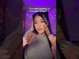 Chocolate Squishy Or Chocolate Eraser 🍫 #asmr #shorts