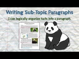 Informative Writing - Sub-Topic Paragraphs