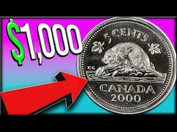 RARE CANADIAN 2000p NICKELS WORTH MONEY!! - These Valuable Coins are in Your Pocket Change!!