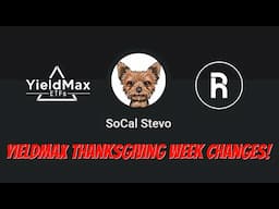 THANKSGIVING WEEK SCHEDULE CHANGES FOR YIELDMAX, ROUNDHILL & DEFIANCE!