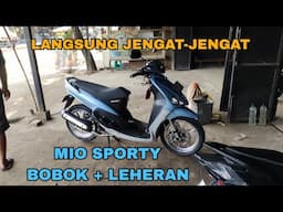 MIO HABIS BOBOK & GANTI LEHER HAMPIR NYENGGOL