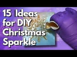 15 DIY Christmas Sparkle Ideas with Epoxy Resin (2024) | EP. 357| @intoresin