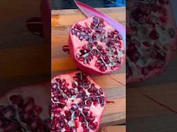 The Easiest Way To Cut A Pomegranate #shorts  #emmymade #fruit