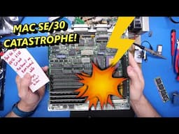 I severely damaged my Mac SE/30, so let's try to fix it