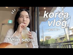 KOREA VLOG: fun in SEOUL with friends & family, meerkat & dog cafes, good food & shopping