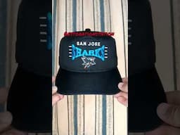 vintage San Jose sharks snapback cap restoration before and after