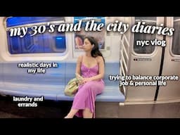 30'S AND THE [NY] CITY: a few productive & realistic days in my life living in New York City ✨