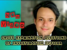 Cross Examination of Investigation Officer: Questions and How to do it #crossexamination