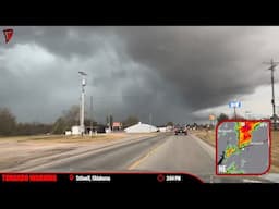 Chasing A PDS Tornado Warning In Oklahoma - Live As It Happened - 11/4/24