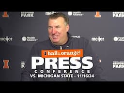 Illini Football | Coach Bielema Press Conference vs. Michigan State 11/16/24