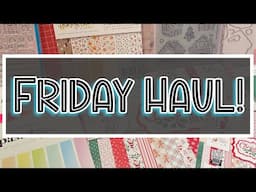 11/22/24 Friday HAUL ~ December box from Miss Kate’s Cuttables, new Christmas papers, stamps, & more