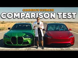 Tesla Model 3 Performance vs BMW M3 Competition — Track Battle — Cammisa's Ultimate Comparison Test