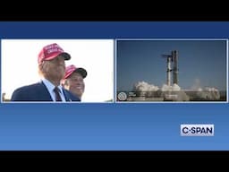 President-elect Trump Watches SpaceX Starship Launch