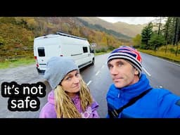 FORCED TO LEAVE THE ISLAND - VAN LIFE UK (SCOTLAND) ISLE OF SKYE..