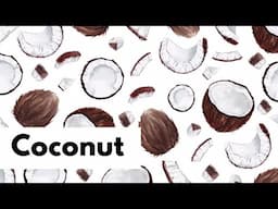 Fun & Easy Watercolor Painting Idea for Beginners - How to Paint a Coconut with Watercolors