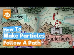 Blender Particles Tutorial: How to Make Particles Follow a Path (Animation)