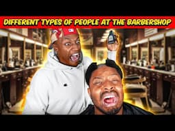 Different types of people at the Barbershop