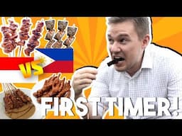 STREET FOOD BATTLE: Philippines vs Indonesia (Part 1)