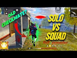 මතකද මාව..?? | Solo vs Squad Full gameplay⚠️ (mobile player)📱🔥