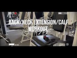 UE: Back/Calves/Neck Extension