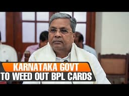 Siddaramaiah clarifies on BPL cards controversy | Knives out for Zameer Ahmed Khan | News9