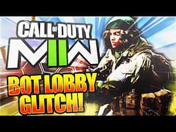 MW2 BOT LOBBY GLITCH! (MODERN WARFARE 2 BOT LOBBY GLITCH) HOW TO CREATE BOT LOBBIES MODERN WARFARE 2