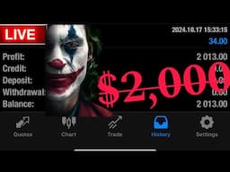 LIVE How to make 2,000$ in minutes Forex Scalping