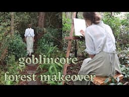 DIY GOBLINCORE FOREST MAKEOVER | How To DIY Goblincore Aesthetic