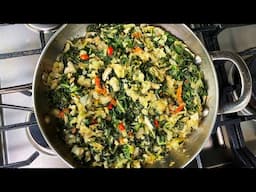 Pak Choi With Stewed Saltfish | CaribbeanPot.com