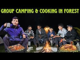 Group Camping In Forest Of Uttarakhand | Camping & Cooking In Deep Jungle | Camping Video in India