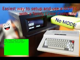 Setup and use a GOTEK with a Tandy Color Computer