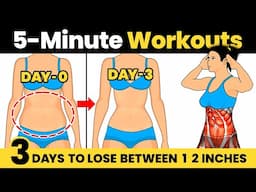 5 Minute STANDING ABS Workout 🔥 Lose Your BELLY FAT in 3 Days!